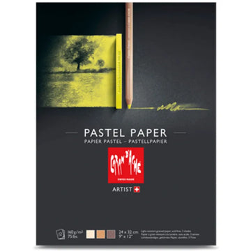 Drawing paper Pastel 3 coul. 24x32cm, 160g