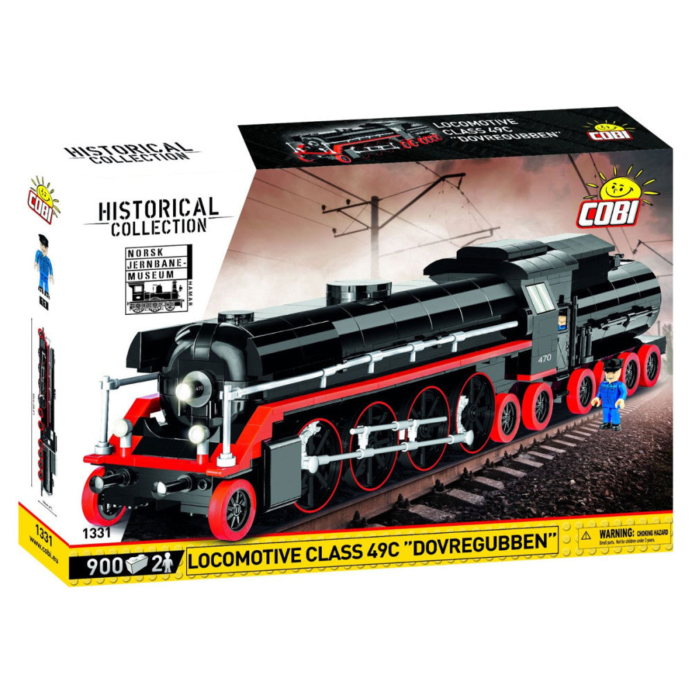 Cobi 1331 Lokomotivet Dovregubben NSB Type 49 - 900 deler