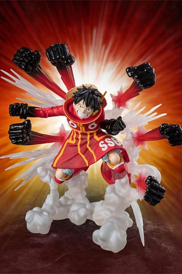 One Piece Figuarts ZERO Extra Battle PVC Statue Monkey D. Luffy -Gum Gum Hawk Gatling- 19 cm