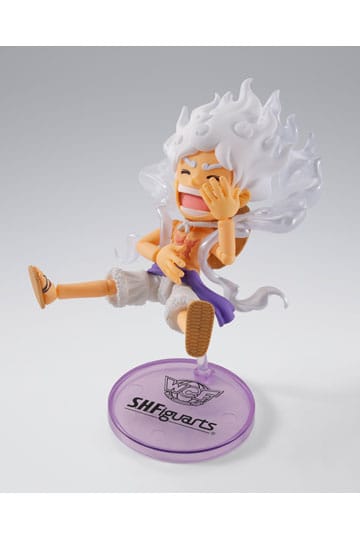 One Piece World Collactable Figures x S.H. Figuarts Action Figure Monkey D. Luffy Gear 5 8 cm