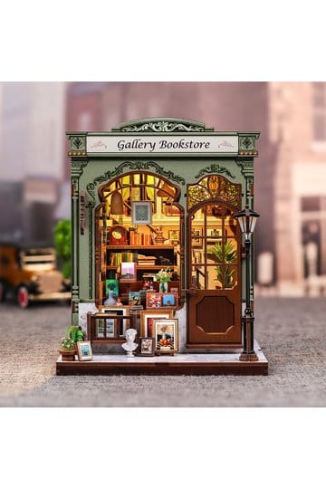 Miniature House Model Kit Gallery Bookstore 20 x 16 cm