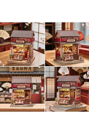 Miniature House Model Kit Tsukino Eogi-dou 19 x 14 cm