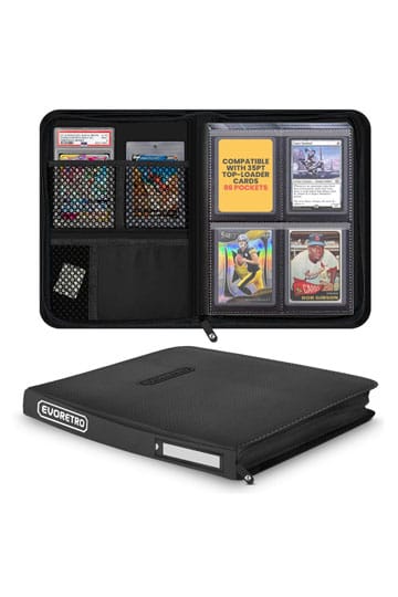 Evoretro Shield+ Topload Cards Binder Compact 96 Cards Black