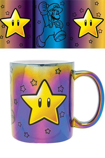 Super Mario Metallic Mug Star Power