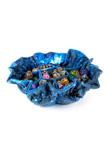 FanRoll Dice bag with compartments Velvet Galaxy