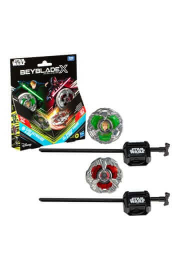 Beyblade X and Star Wars Collab Luke Skywalker 4-80B vs. Darth Vader 4-60B