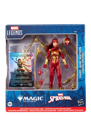 Marvel Legends Magic: The Gathering Action Figure Mary Jane Watson (Iron Spider) (plus Exclusive Foil Card) 15 cm