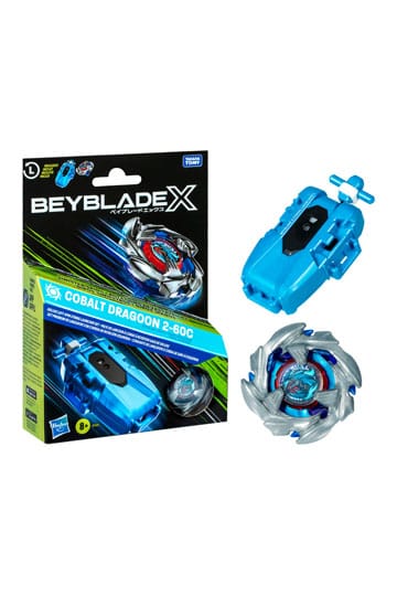 Beyblade X Cobalt Dragoon 2-60C Launcher Set