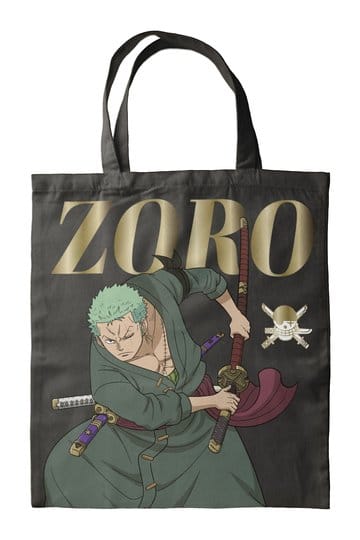 One Piece Tote Bag Zoro Dark Green 40 x 35 cm