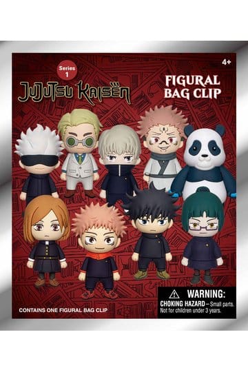Jujutsu Kaisen 3D PVC Bag Clips Serie 1