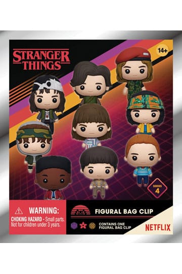 Stranger Things 3D PVC Bag Clips Series 4