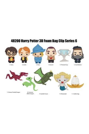 Harry Potter 3D PVC Bag Clips Series 6