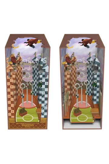 Harry Potter Tiny Adventures Book Nook Mini Diorama Quidditch Pitch 23 cm