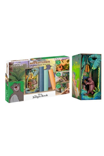 Disney Tiny Adventures Book Nook Mini Diorama The Jungle Book 23 cm