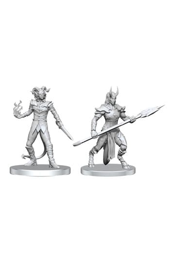 Pathfinder Deep Cuts Unpainted Miniatures Vordine (Infantry Devil) & Pitborn Rogue