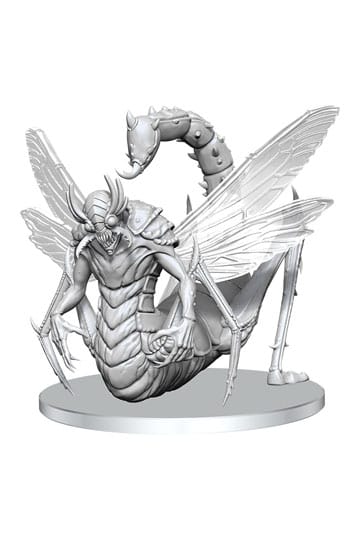 Pathfinder Deep Cuts Unpainted Miniature Derakni (Locust Demon)