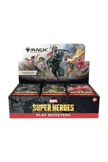 MTG Marvel Super Heroes Play Booster Box Display