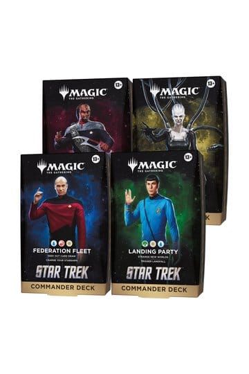 MTG Star Trek Commander Decks Case (4)