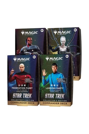 MTG Star Trek Collector's Edition Commander Decks Case (4) english
