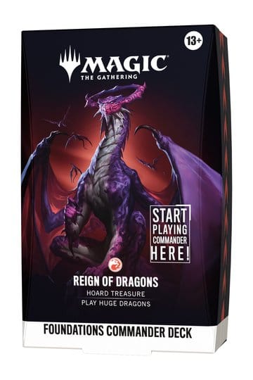 MTG Foundations Commander Deck - Reign of Dragons