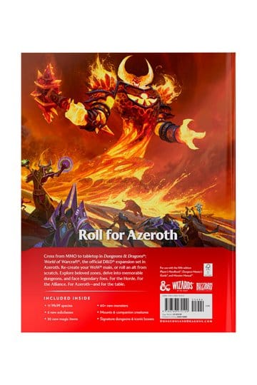 Dungeons & Dragons RPG World of Warcraft Book