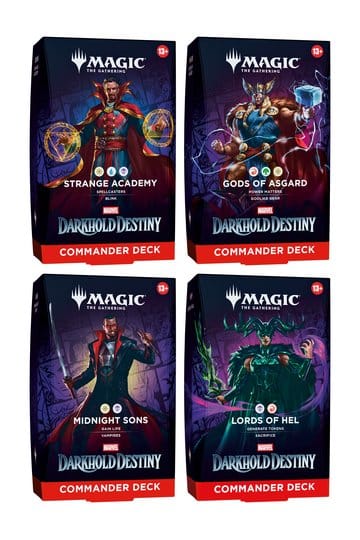 MTG Marvel: Darkhold Destiny Commander Decks Case (4)