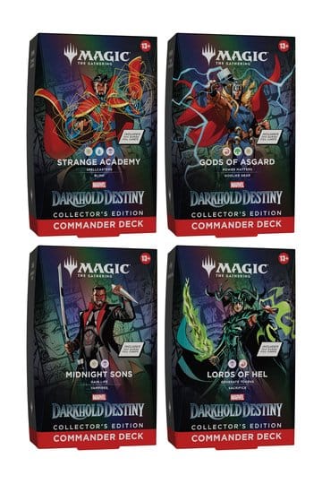 MTG Marvel: Darkhold Destiny Collector's Edition Commander Decks Case (4)