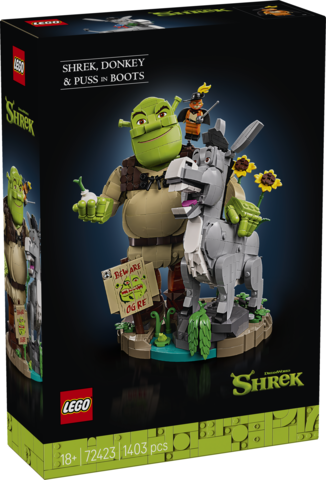 Shrek, Esel og Pus med Støvler