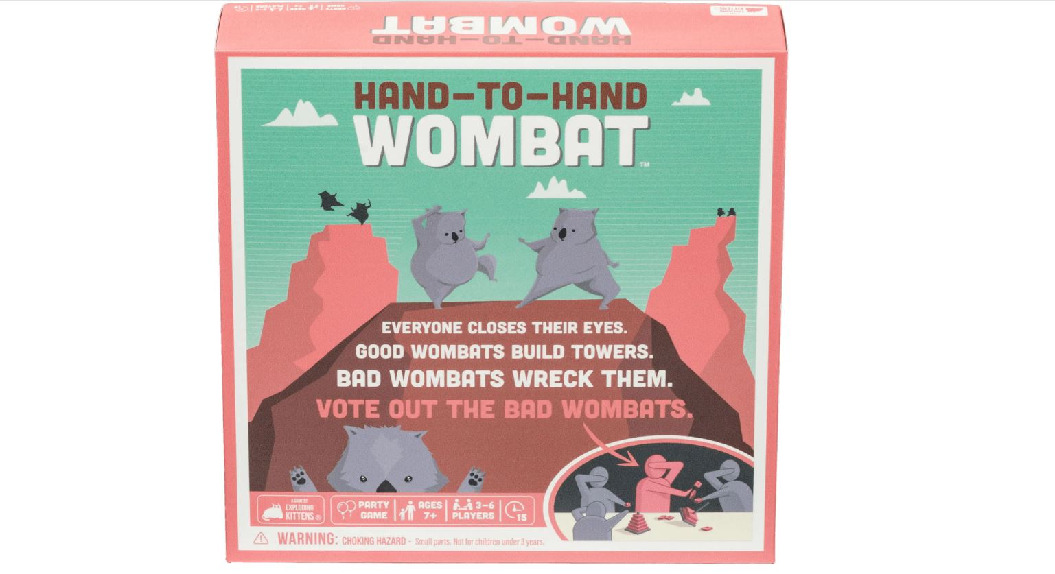 Hand to hand wombat