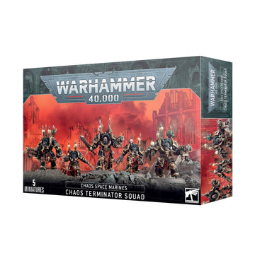 CHAOS SPACE MARINE TERMINATOR SQUAD