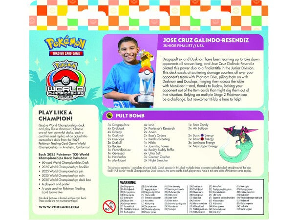 Pokemon World Championship Deck 2025 #4