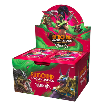 Riftbound LoL TCG Vendetta Booster Box Display