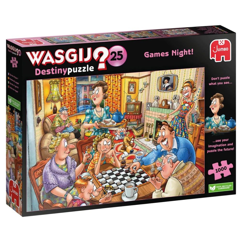 Wasgij Destiny 25 Games Night! (1000 pieces)