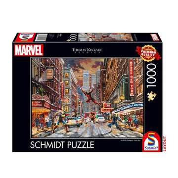 Thomas Kinkade: Marvel - Deadpool - Snow Day 1000p