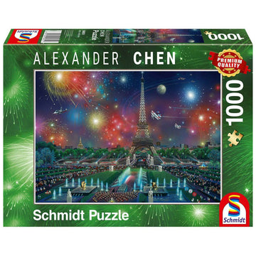 Chen: Fireworks at the Eiffel Tower 1000p