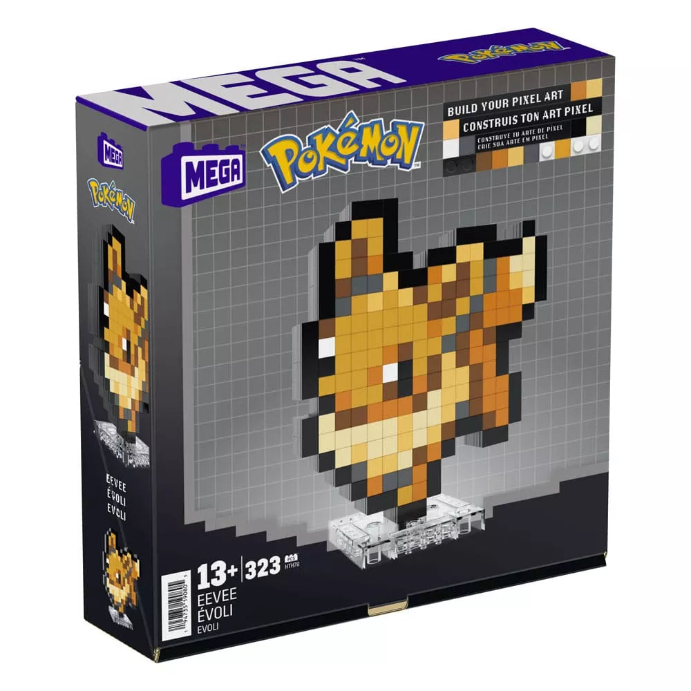 Pokemon Mega Construx Construction Set Eevee Pixel Art