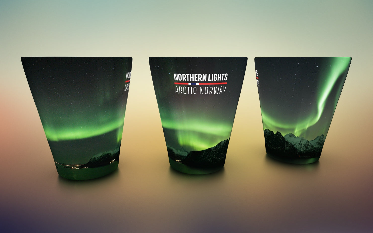Shotglass Nordlys