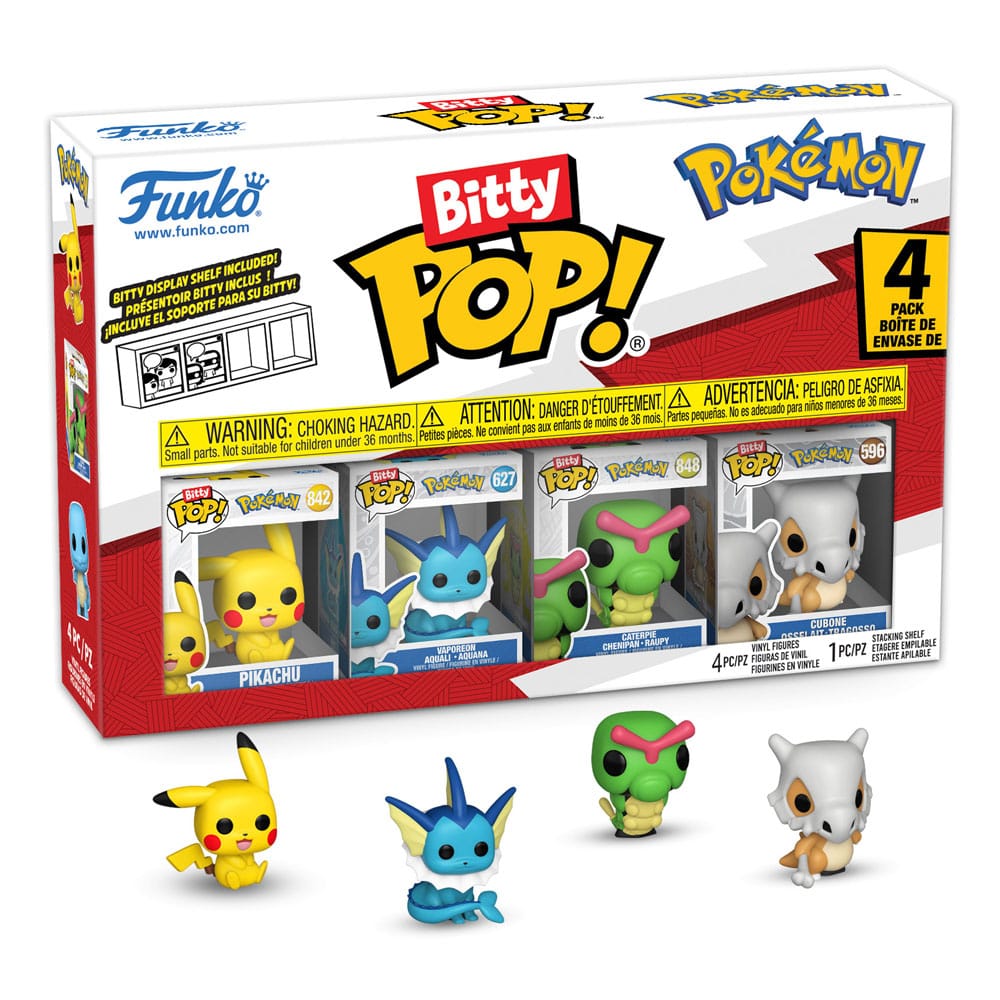 Bitty POP! Pokémon Figure 4-pack Series 1
