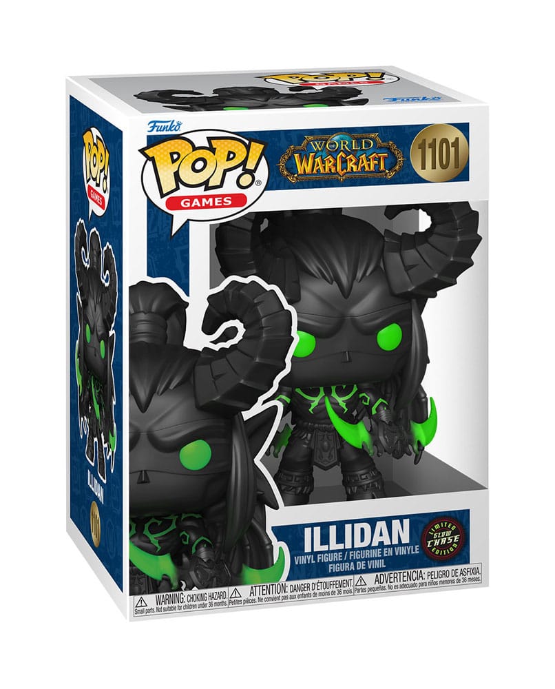 Funko POP! World of Warcraft Illidan GLOW CHASE (1101)