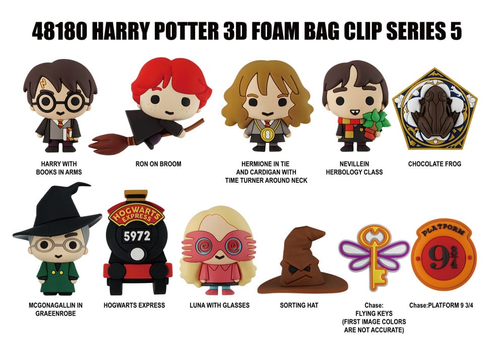 Harry Potter 3D PVC Bag Clips Series 5