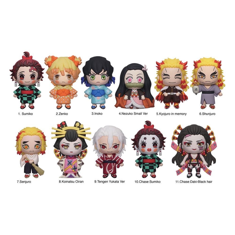 Demon Slayer: Kimetsu no Yaiba 3D PVC Bag Clips Series 5