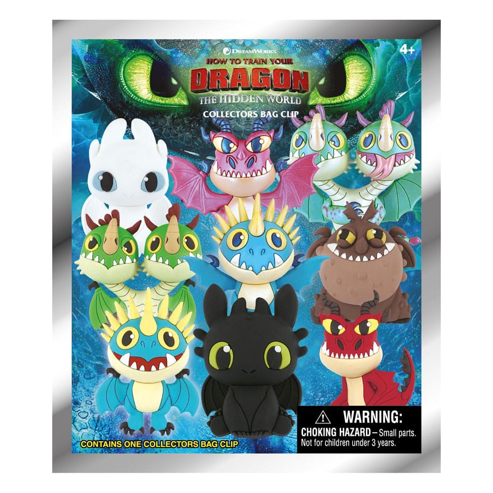 How to Train Your Dragon Mystery Bag 3D PVC Bag Clips Series 1