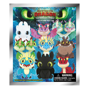 How to Train Your Dragon Mystery Bag 3D PVC Bag Clips Series 1