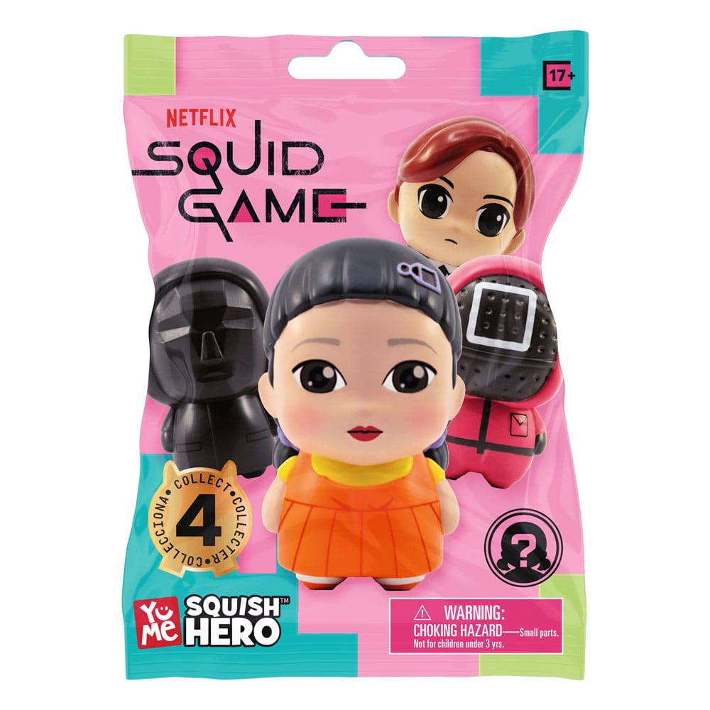 Squid Game Squish Hero Anti-Stress Figures 8 cm, blind box